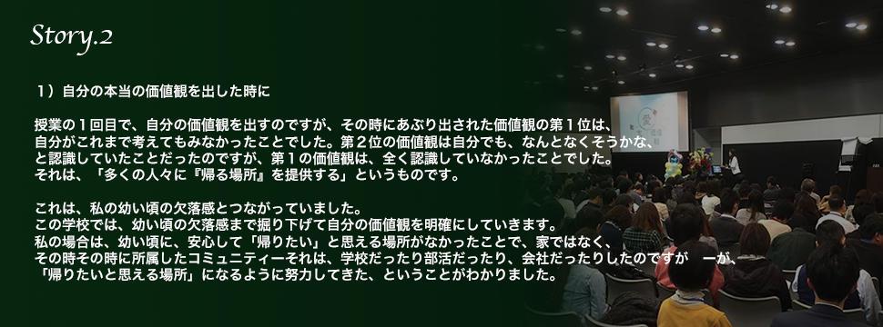 受講生に訪れた変化